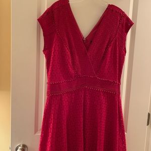 Lane Bryant mixed lace dress. Size 18